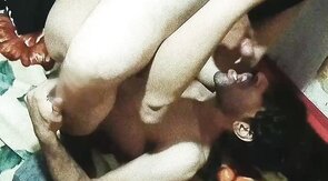 Abnetda put his thick cock in my mouth and I sucked it