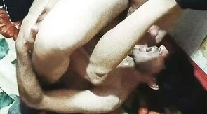 Abnetda put his thick cock in my mouth and I sucked it