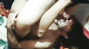 Abnetda put his thick cock in my mouth and I sucked it