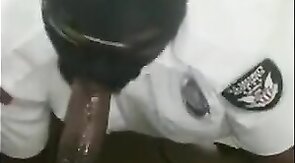 Big Black Cock Sucked by a Hungry Amateur