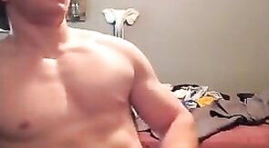 Muscular Ginger Hunk Jerks Off Solo