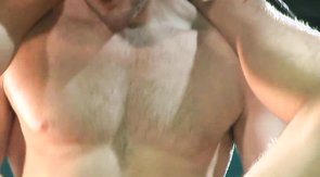 Good anal sex on the billiard table with two lusty hunks