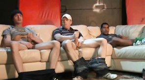 Sexy white lovers are tasting a massive dark boner