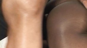 Lusty black guys are banging in the doggy style