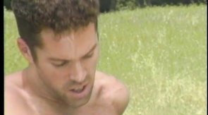 Sensual outdoor threesome action with the lusty pals