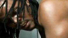 Impressive boyfriend is being fucked in the bath