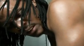 Impressive boyfriend is being fucked in the bath