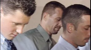 Coworkers are tasting each other's hard boners in the office