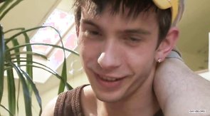 Just trying to shove my fist in his asshole