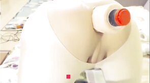 Hungry Ass Gay Man Fists Himself with a Huge Dildo on Webcam