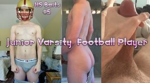 Football Twink Shows Off His Body