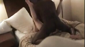 Large Cock Fucks Hard and Makes Him Cum - Interracial Amateur Sex