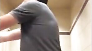Black Thief Pounded by White Manager in Restroom