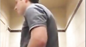 Black Thief Pounded by White Manager in Restroom