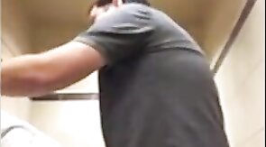 Black Thief Pounded by White Manager in Restroom