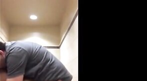 Black Thief Pounded by White Manager in Restroom