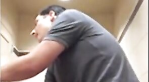 Black Thief Pounded by White Manager in Restroom