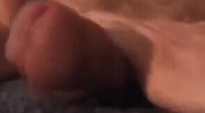 Amateur Masturbates With Towel