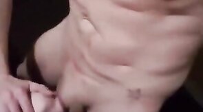 Muscular Amateur Takes on a Big Cock Passionately