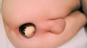 Twink Fucks Himself with a Giant Eggplant