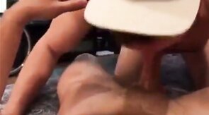 Bearded Stud Loves Cum from Amateur Hunks
