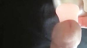 Big-Cock Man's Intense Orgasm Moaning with Sex-Toy