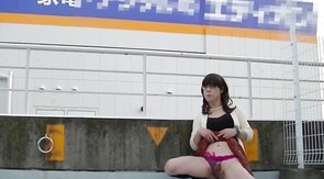 Outdoor Flashing with Japanese Crossdresser
