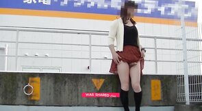 Outdoor Flashing with Japanese Crossdresser