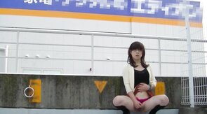 Outdoor Flashing with Japanese Crossdresser