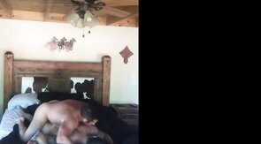 White Cowboy Breeds Black Jock Bareback