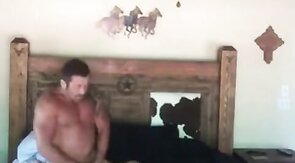 White Cowboy Breeds Black Jock Bareback