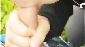 What He Does With His New iPhone: Gay Amateur Webcam Blowjob
