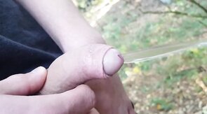 Pissing Outdoors with my Big Dirty Dick