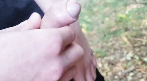 Pissing Outdoors with my Big Dirty Dick