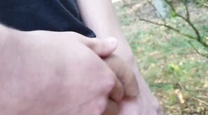 Pissing Outdoors with my Big Dirty Dick