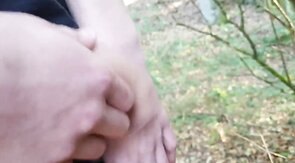 Pissing Outdoors with my Big Dirty Dick