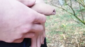 Pissing Outdoors with my Big Dirty Dick