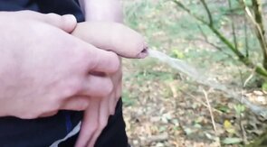 Pissing Outdoors with my Big Dirty Dick