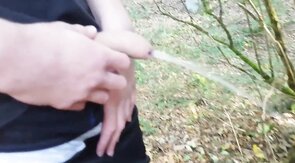 Pissing Outdoors with my Big Dirty Dick
