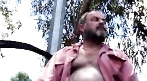 Daddy Bear Strokes in the Park