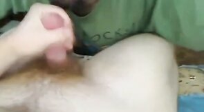 Redhead Bear Gets Blowjob from Cub Who Swallows All