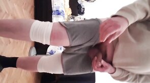 Croatian Grandpa Jacks Off With A Young Man