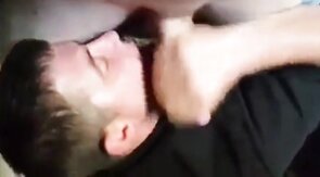 Older Gay Man Blows Straight Youngster in UK Truck