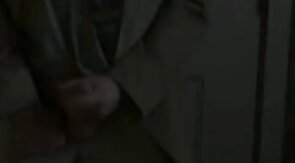 Big-Cock Israeli Daddy Strokes in Suit