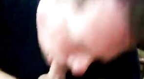 Sucking and Swallowing Amateur Man's Cock