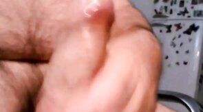 Mature Argentinian Bear Wanks and Cums