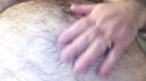 Fat Bear Daddy's Uncut Bareback Handjob