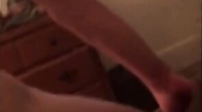 Red Thong Crossdresser Anal with Muscular Top