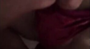 Red Thong Crossdresser Anal with Muscular Top
