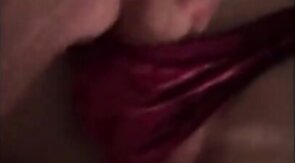 Red Thong Crossdresser Anal with Muscular Top
